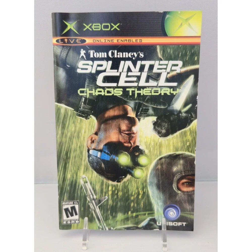 Tom Clancy's Splinter Cell Chaos Theory - Microsoft Xbox - Complete (CIB) Tested